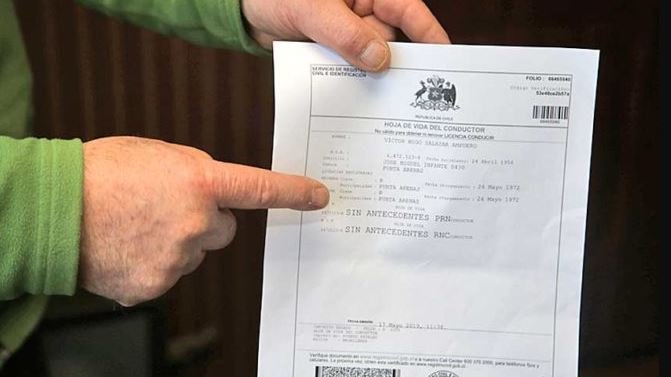 Certificado de Antecedentes Chile